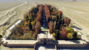 تصاویر هوایی از پاییز باغ شاهزاده ماهان
