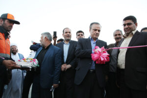 مراسم افتتاحیه 14 کیلومتر از باند دوم محور سیرجان-بافت-جیرفت