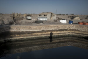 مهاجرین پیرخوشاب محل جدید روستای بی نام را در کنار یک چاه آب انتخاب کردند