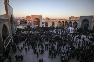 آیین بزرگداشت آیت الله هاشمی رفسنجانی در مسجد جامع رفسنجان